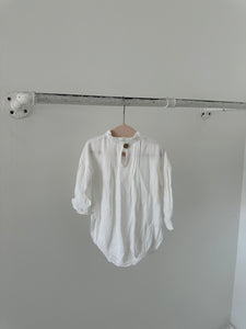 Linen Romper 'With Ruffles'