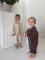 Load image into Gallery viewer, Wool Romper + Hat
