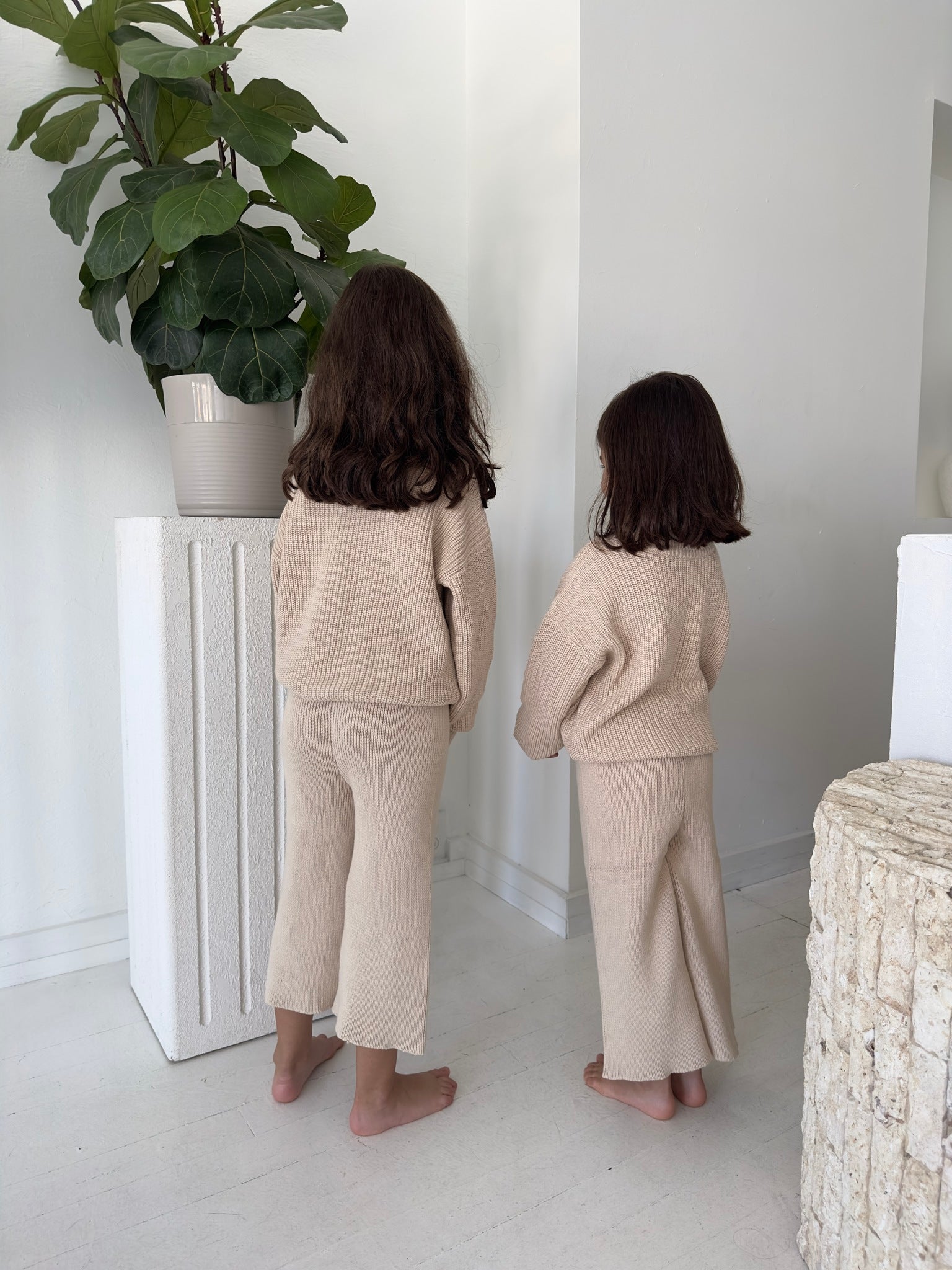 Chunky Cotton Knit Set