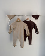 Load image into Gallery viewer, Wool Romper + Hat
